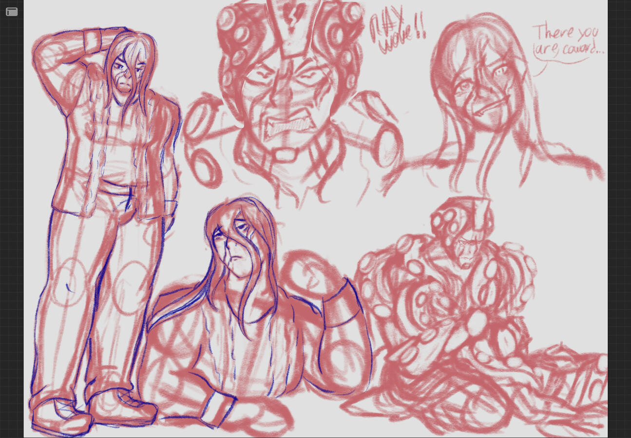 Sketch fanart of chentey pock’o pea from critical role